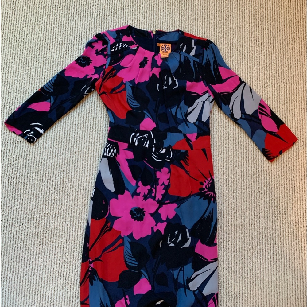Tory Burch silk, knee-length dress (size 2)